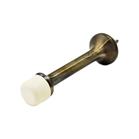 Ives Commercial Aluminum 3-3/16in Solid Door Stop Antique Brass Finish 61A5